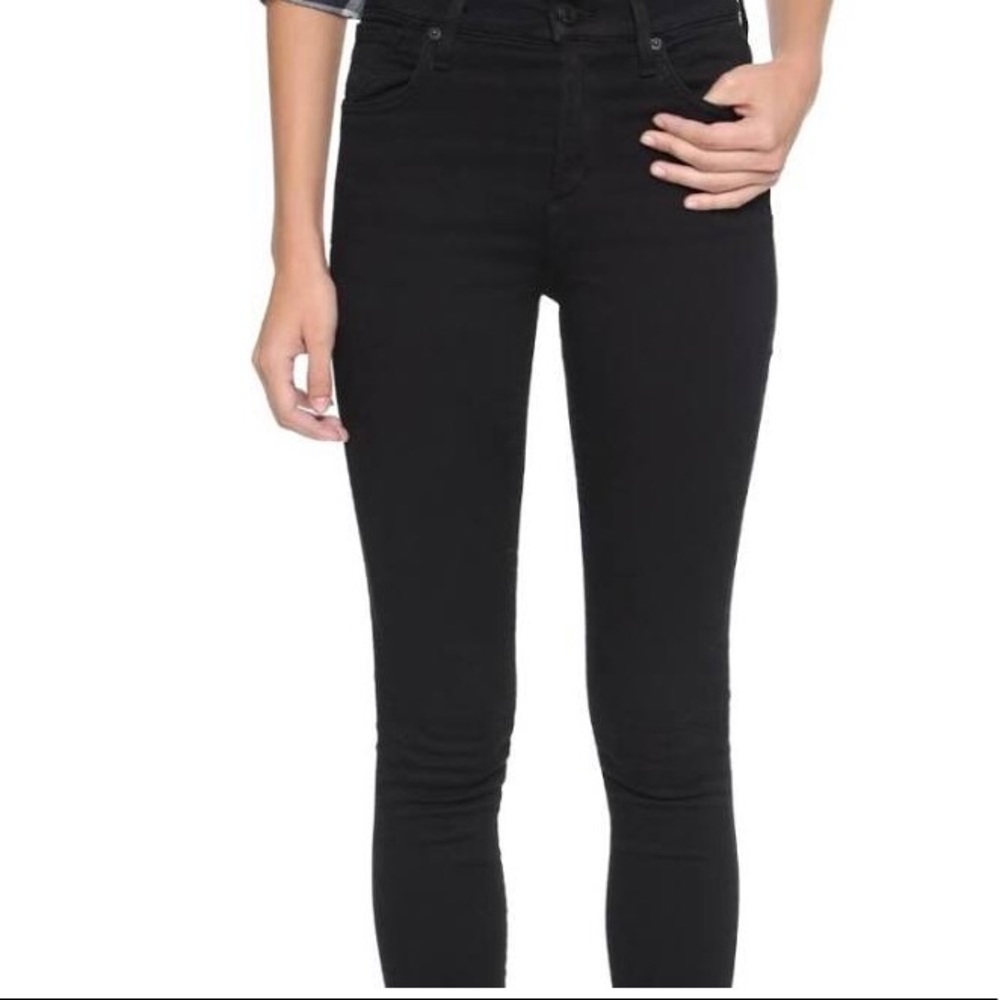 A Gold E Sophie High Rise Black